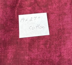 Rich Burgundy Cotton Fabric 19″ x 27″ Material Marble Quilting Sewing