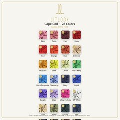 Cape Cod Fabric by the Yard — 28 Colors, 140 GSM Light-Medium, 2-Way Stretch