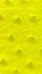 Neon yellow ostrich faux vinyl Marine grade UV resistance waterproof Fabric