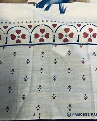 VTG ‘80’s Countrycore Tetter Totter Bunnies Crib Quilt Panel Princess Fabrics