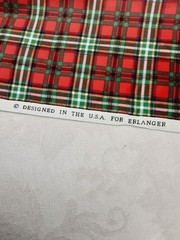 Erlanger Fabric Holiday Pillow Panels Christmas Cotton 7 Yards X 42 USA Designed