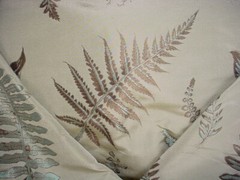 15-1/4 Brunschwig & Fils BF10007 Bakers Ferns Embroidered Silk Upholstery Fabric