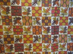 “Harvest Time” FALL LEAVES COTTON Fabric Hegdahl General Fabrics 1Y3″X44″