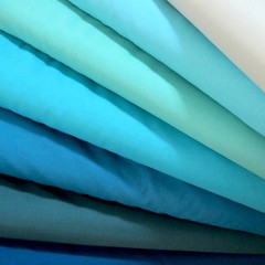 ROBERT KAUFMAN “KONA COTTON SOLID” Blue #3 by the 1/2 yard