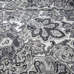 Quilting Fabric Sewing Craft Gray Paisley Waverly Inspirations 94″ x 45″