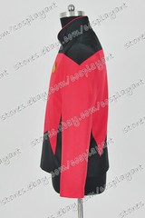 Uniform for Star Trek The Next Generation TNG Cosplay Command Costume Red Jacket