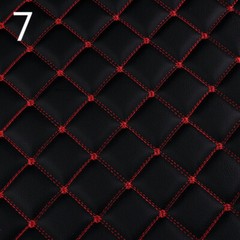 Faux Leather Fabric Car Upholstery Sponge Quilted Embroidered Thick Waterproof