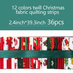 PreCut Cotton Jelly Roll Fabric Strips Quilting Sewing Patchwork Assorted
