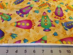 1 YD X 42″ “MOON BEAM-ERS” VINTAGE By NANCY J. SMITH / LYNDA S MILLIGAN / AVLYN