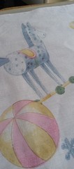 Crib Quilt Panels + More. Lot 1 Humpty Dumpty. Cow Over The Moon.