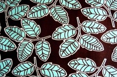 NATURE*SPRING*TREE*LEAF* ON DK BROWN BACKGROUND FLEECE MATERIAL 1 YD 60×36″