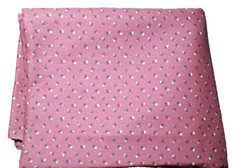 Cotton Sewing Fabric Pink Mauve Tiny Floral Print 1.5 yd x 44″
