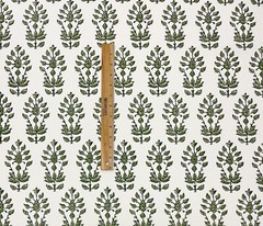 BALLARD DESIGNS ANNIE SAGE GREEN GEO FLORAL MULTIPURPOSE FABRIC BY THE YARD 54″W