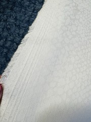 NEW Quality UPHOLSTERY FABRIC Classic White Reticulate SNAKE SKIN 3 YARDS 50″ W
