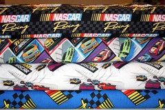 TEAM NASCAR COLORFUL PICTORAL RACING – 100% COTTON FABRIC