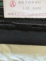 NEW MADE IN ITALY VALENTINO 3.3 M/3.6 YRD Wool Suiting Fabric Charcoal Rust