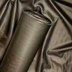 Vvivid Bycast65 Black Twill Weave Faux Leather Marine Vinyl Fabric 25Ft X 54