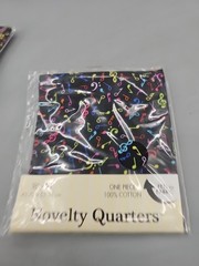 18″x21″ Colorful Music Musical Notes Black Cotton Fabric Jo-ann Fabric New