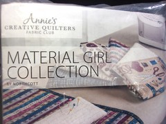 Annie’s Creative Quilters Fabric Club Material Girl Collection FQ111 Northcott