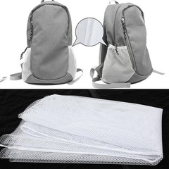 63 x 59 Inch White Mesh Fabric, Slightly Stretch Fabric Cuttable
