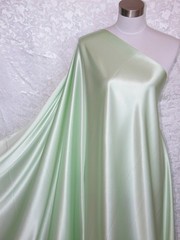 New 100% Silk Charmeuse Fabric Solid Powder Blue Per Yard