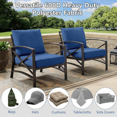 Waterproof Canvas Fabric by the Yard 600D Upholstery Fabric 58X36Inch Blue | Out