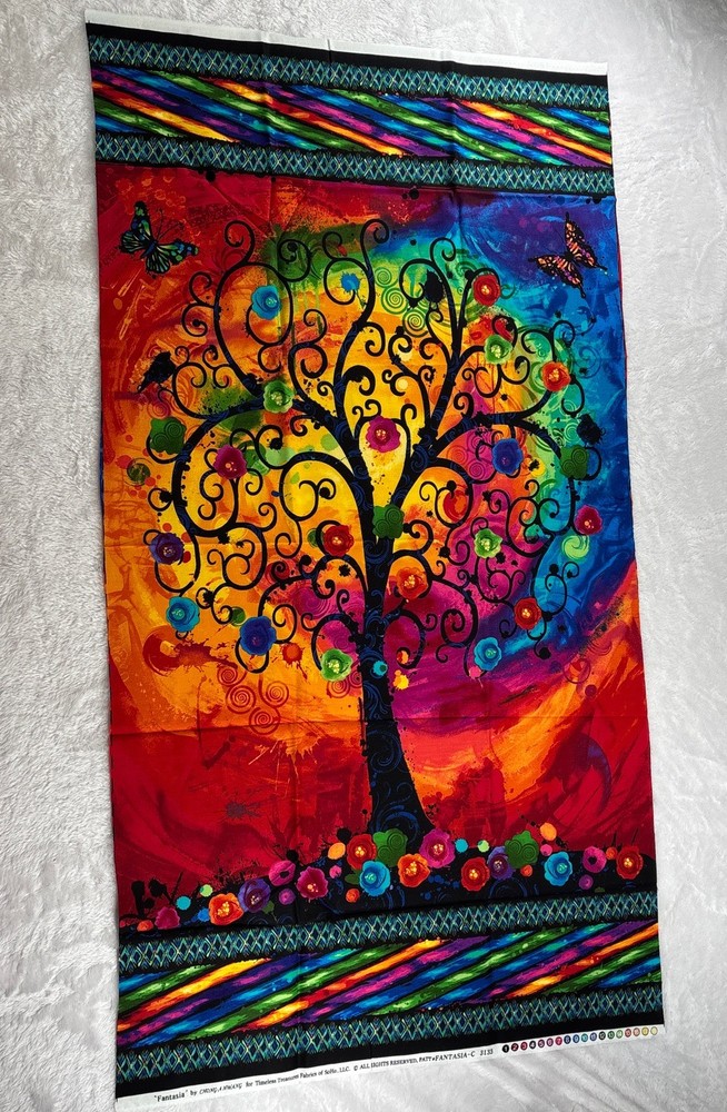 “Fantasia” By Chong Ahwang Panel Timeless, Treasures, Fabrics Of Soho #3133
