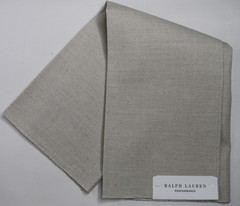 Ralph Lauren Performance 24″X26″ Fabric Remnant “Bale Mill Canvas” Color Oyster