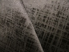 iLiv Textured Velvet Fabric 1.4 Metres Loch Jet Black Upholstery Cushion Curtain