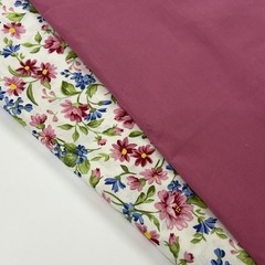 Robert Kaufman Pretty Sweet Floral & Pink Unbranded Quilt Cotton Fabric 2 Yards
