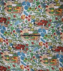20 Yard Indian Handmade Cotton Natural Crafts Sewing Fabric Dressmaking Cloth