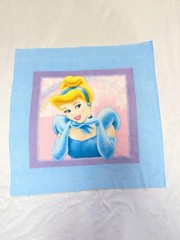 Disney Princess Cinderella Fleece Fabric Panel 27″ X 27″ Soft Cozy Sewing Crafts