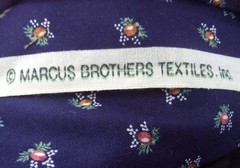 Lot Of 3 Vintage Floral Fabrics Cotton Blue Calico General Fabric Co Marcus Bros