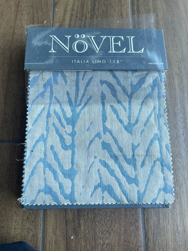 FABRIC SAMPLE BOOK 60 PCS NOVEL Italian Lino Colors Vol 354 Huge
