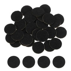 240Pcs Round Felt Circles, 12mm (1/2″) Non-Woven Felt Fabric Sticker, Black