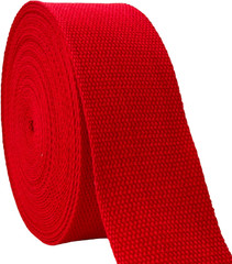 2 Inch Cotton Webbing,10Yds Red Heavy Duty Fabric Sewing Strap | Polyester Cotto
