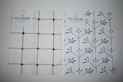 Lot 17 Pieces Palampore Fabric Samples Small Scale 100% Cotton 7″ x 9″ Botanical
