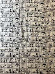 Peanuts SNOOPY Comics Cotton Fabric 1/2 Yard (18 By 44”)