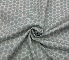 KRAVET 33132-1613 TURQUOISE MIA HONEYCOMB GEOMETRIC FURNITURE FABRIC BTY 56″W