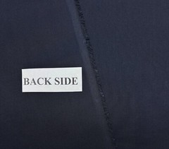 NAVY BLUE CANVAS TWILL 7 OZ POLY COTTON APPAREL MULTIUSE FABRIC 65″ W MADE USA