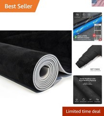Soft Black Suede Auto Headliner Material 96″x60″ – Tube Packaged for Easy Use