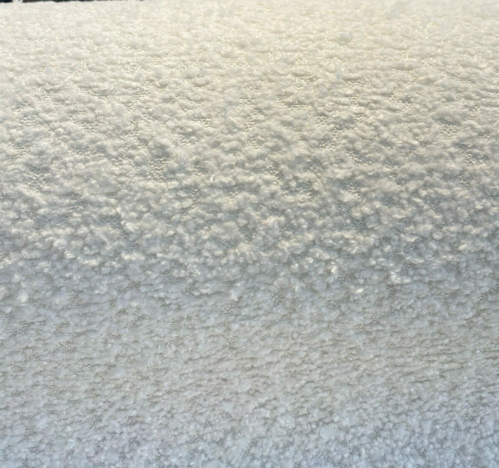 Robert Allen Boucle White Upholstery Drapery Fabric By The Yard