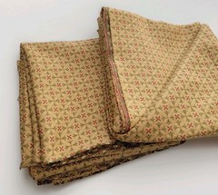 VTG Jacquard High End Upholstery Custom Drapery Woven Diamond Gold Fabric
