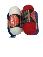 Red Hear yard bundle lot of 5 Pin, white, blue, purple red No Dye lot
