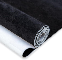 Suede Auto Headliner Fabric 36″ L × 60″ W with Foam Backing – Black Interior Rep