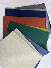 8 lb Box Mixed Colors Italian Luxury Fabric Remnants Scrap Pieces Free Shipping