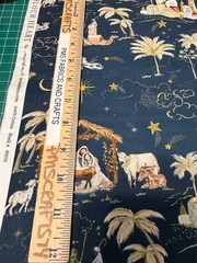 MODA 2026 Christmas Silent Night per yard 100% cotton fabric 36 x 44 Nativity 12