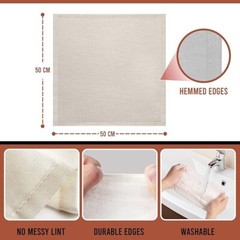 MUSLIN NATURAL 100% COTTON HEAVY QUALITY FABRIC BY YARD 58” WIDE