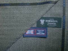 DORMEUIL 95% WOOL + 5% CASHMERE SUITING FABRIC “cashmere TOWNTX” – 3.4 m