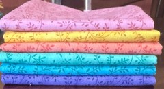 18 Piece Jelly roll – Tiny Vines – 6 Colors – 3 Of Each Color